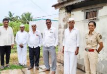 शिकारीचा पाठलाग करत बिबटया आला दारात ; ज्येष्ठ दांपत्य थोडक्यात बचावले